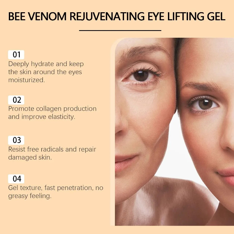 Ximonth BeeVenom Eye Firming Gel Improves Eye Bag Moisturizing And AntiWrinkle Skin Care Moisturizing Gel