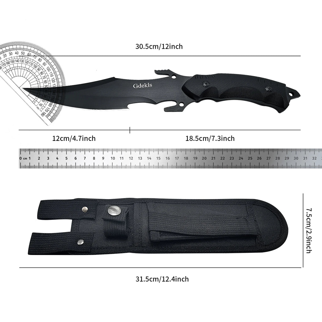 Outdoor portable jungle multifunctional survival knife, a daily carry tool