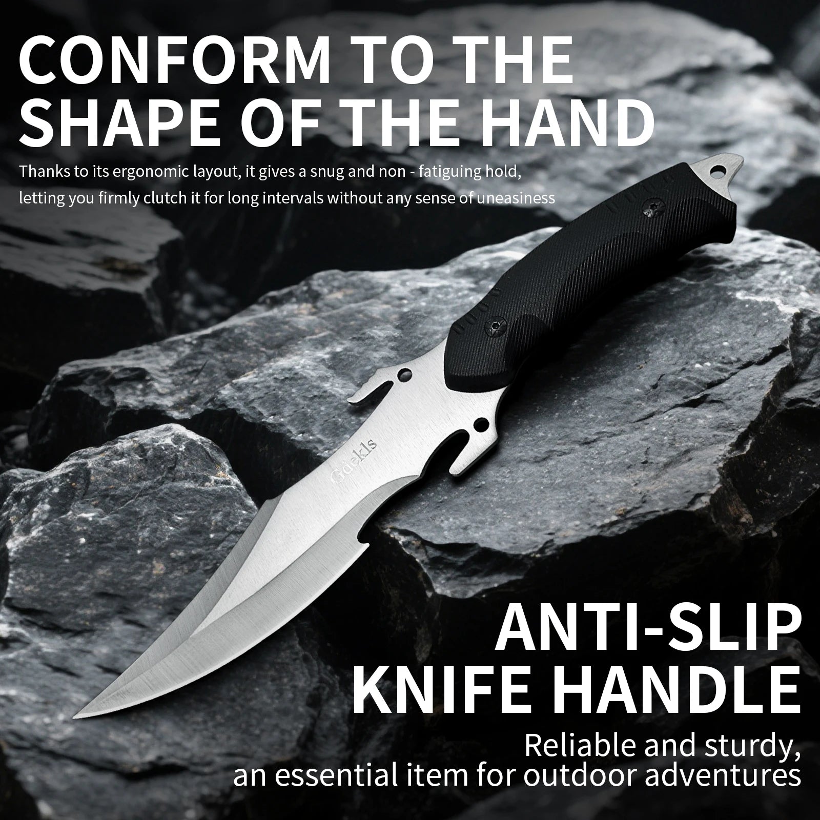 Outdoor portable jungle multifunctional survival knife, a daily carry tool