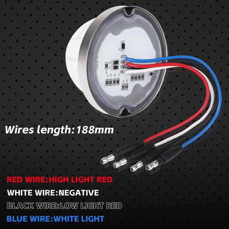 2/4pcs 17 Led Tail Brake Light Side Marker Light Turn Signal Lamp Indicators Warning Light Taillight For Truck Tractor Lorry 12V