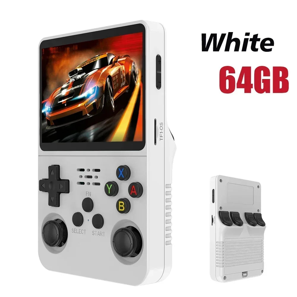 BOYHOM 256G/128G/64G R36S ARKOS 2.0 Retro Handheld Game Console 3.5'' IPS screen,Portable Pocket Game Player for  children gift