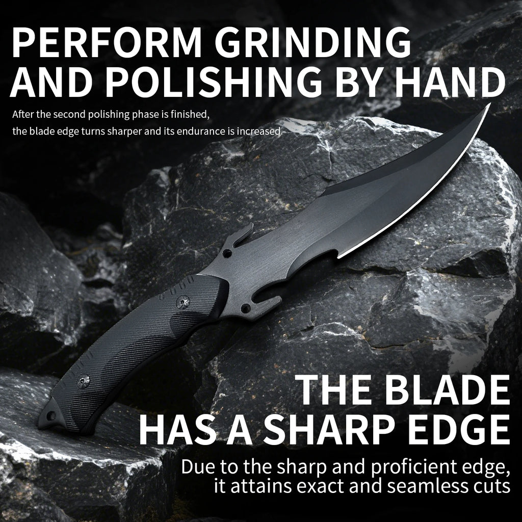 Outdoor portable jungle multifunctional survival knife, a daily carry tool
