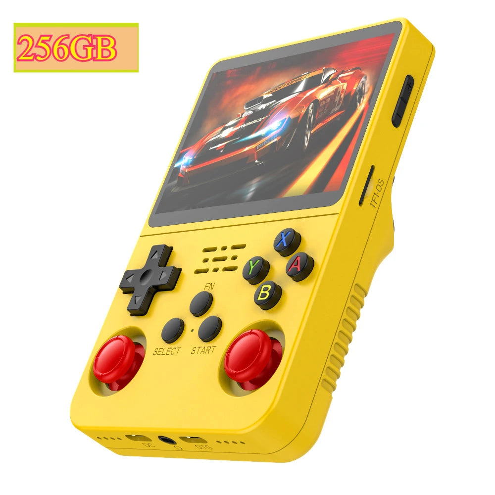 BOYHOM 256G/128G/64G R36S ARKOS 2.0 Retro Handheld Game Console 3.5'' IPS screen,Portable Pocket Game Player for  children gift