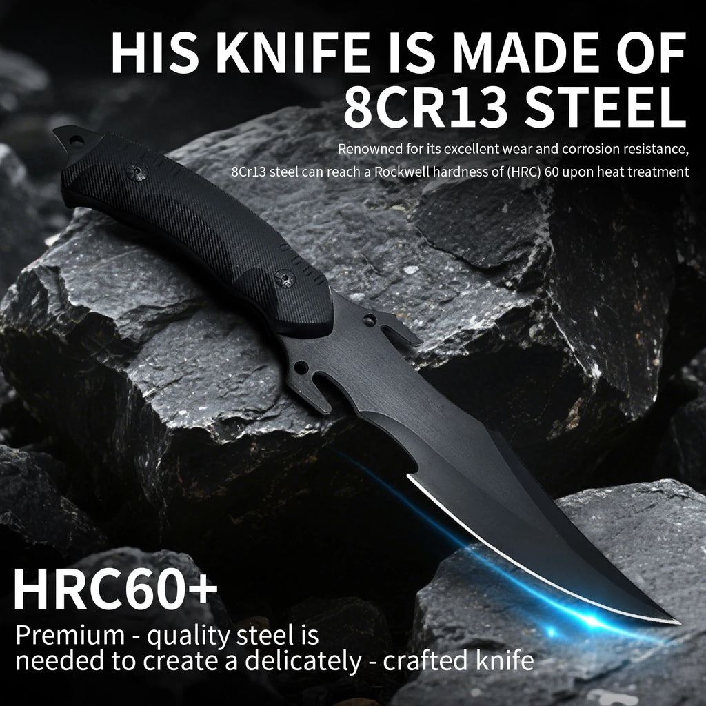 Outdoor portable jungle multifunctional survival knife, a daily carry tool