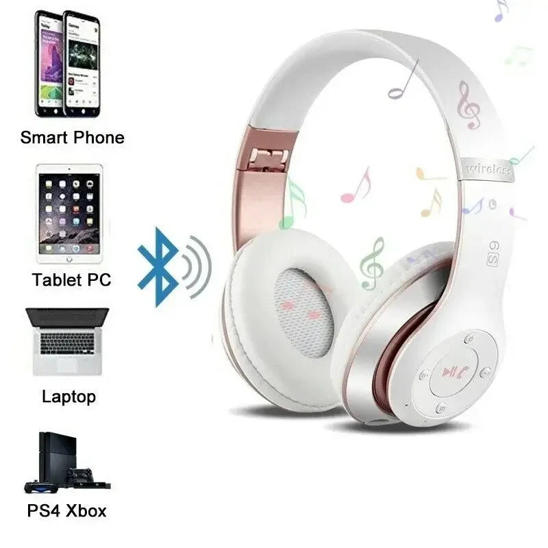 NNEOBA Wireless Noise Cancelling Headphone White