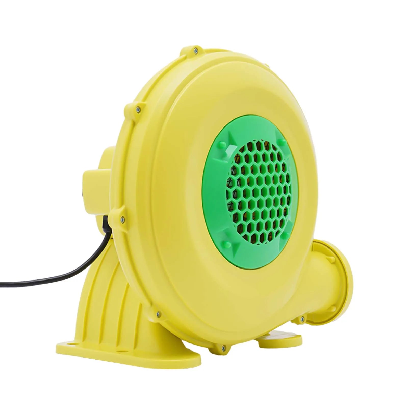 9ft Inflatable House with 2 Air Blowers, Cube Cash Money Carry Game Machine Pump Advertising Promotion for Adults Kids Yellow